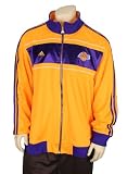 Los Angeles Lakers on Court 16x Banner Track Jacket (Gold) By Adidas (XX-Large, Gold)