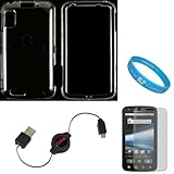 Clear Durable Two Piece Protective Rubberized Crystal Hard Case Cover for A ....