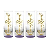 New Officially Licensed Newly Crown Royal Logo Tall Shot Glass Set