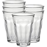 Duralex Picardie 12 oz. Clear Tumbler, Set of 6