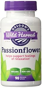 Oregon's Wild Harvest Passionflower Organic Capsules, 90 Count