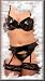 Sexy y2Diva Patent Bra shown with Thong (DIVA3-1007X) and Garter Belt (DIVA9-1007X) in Queen Plus Size 1X, 2X or 3X