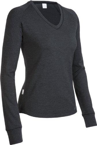 Icebreaker Damen Pullover CITY260 Zephyr V, jet, S, IBXB71184S