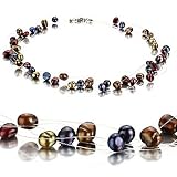 Illusion Multi-Overtone 4-8mm A Freshwater Pearl Necklace