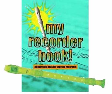 Recorder Pack: Yamaha Green Soprano Recorder with My Recorder Book