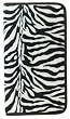 CD/DVD Wallet - Faux Zebra Fur Case Holds 48