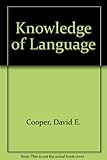 Knowledge of language