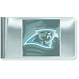 Stainless Steel NFL Carolina Panthers Money Clip