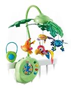 Fisher-Price Rainforest Peek-A-Boo Leaves Musical Mobile