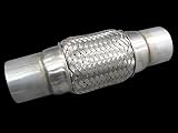 2.5" X 6" X 10" Stainless Steel Exhaust Flex Pipe