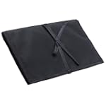 Household Essentials Jewelry Roll Travel Organizer, Black