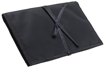 Household Essentials 06904 Travel Jewelry Roll Black