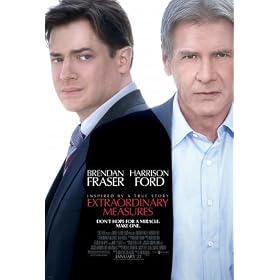 EXTRAORDINARY MEASURES - HARRISON FORD - US MOVIE FILM WALL POSTER - 30CM X 43CM