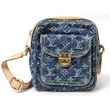 【現品限り】LOUIS VUITTON（ルイヴィトン） モノグラムデニム カメラバッグ ブルー M95348 ショルダーバッグ 【中古B】 LOUIS VUITTON