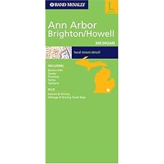 Rand McNally Ann Arbor Brighton/Howell Michigan (Rand McNally City Maps)