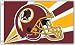 Sporting Goods : NFL Washington Redskins 3-by-5 Foot Helmet Flag