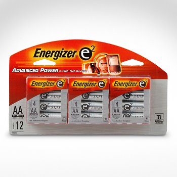 Energizer 12-pk. E2 Titanium AA Batteries