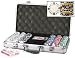 300 11.5 gram Clay Composite Card Suited Casino Poker Chips Set