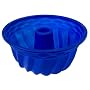 Lekue Silicone Deep Fluted Pan, Blue