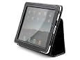 AYL Genuine Leather Case Folio with 3-in-1 built-in Stand for Apple Ipad Tablet/wifi 3G Model 16gb, 32gb, 64gb (Black)