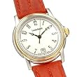 Women's Louis Erard Mini Two Tone Watch With Red Strap
