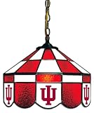 Indiana University Hoosiers Stained Glass Swag Light