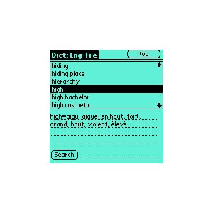 KD English-French Value Dictionary downloadable Software