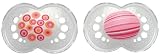 Mam Ulti Clear - Silicone Pink Patterned