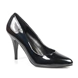 4 Inch Ladies Sexy Shoes Wear To Work Shoes Classic Pump Shoes Black Patent by SummitFashion