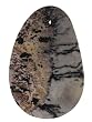 Picture Jasper - Drop Shape - 33X50mm 1.5mm Hole - Set of 3