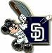 San Diego Padres Mickey Mouse Disney MLB Pin