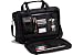 Apparel : Royce Leather Expandable Briefcase 642-3 - Black Leather