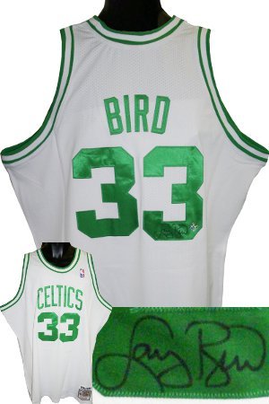 Larry Bird Signed Boston Celtics White Authentic Mitchell & Ness 1991-1992 Jersey (size 48)- Bird Hologram