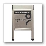 Socket Communications Type II CompactFlash-to-PC Card Adapter PC Card Adapter CompactFlash Type II AC4001-515