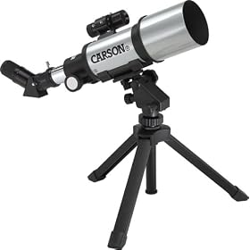 Carson SkyView 14-116 x 80mm Refractor Telescope