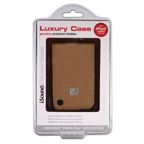 i.Sound Luxury Case for iPod Video (Brown)