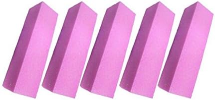 Mialand(TM) 5pcs Pink Nail Manicure Buffing Buffer Sanding Files Block Art Tool
