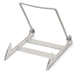 Large Display Stand; Gibson Holders 3PL - Clear Base/White Wire
