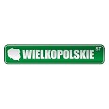  WIELKOPOLSKIE ST  STREET SIGN CITY POLAND
