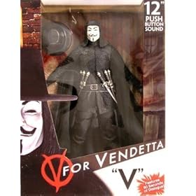  V for Vendetta 12 inch Action Figure w/sound