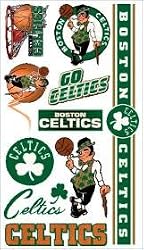Boston Celtics Temporary Tattoos - SET OF 6 - Sports Merchandise