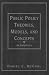 Book Public Policy Theories, Models, and Concepts: An Anthology