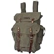 WWII Backpack Vintage Style Heavy Duty Canvas - Olive