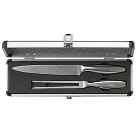 CulinHome Melrose Collection 2-Piece Carving Set, Stainless Steel by CulinHome