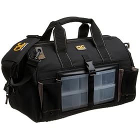 Click here to buy Custom LeatherCraft 1544 18 Tote Bag with Swivel Parts Organizer by Custom Leather Craft.