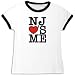 T-Shirt Ringer Woman White 