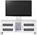 High Gloss White Cantilever Stand For Up To 60 inch TVs