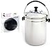 Norpro GRIP-EZ Stainless-Steel Composter Keeper with 2-pc. Replacement Filter Set