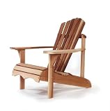 Western Red Cedar Wood Outdoor Patio Adirondack Chair