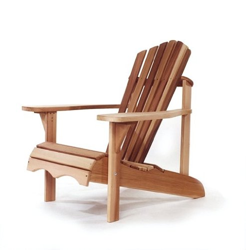 Western Red Cedar Wood Outdoor Patio Adirondack Chair